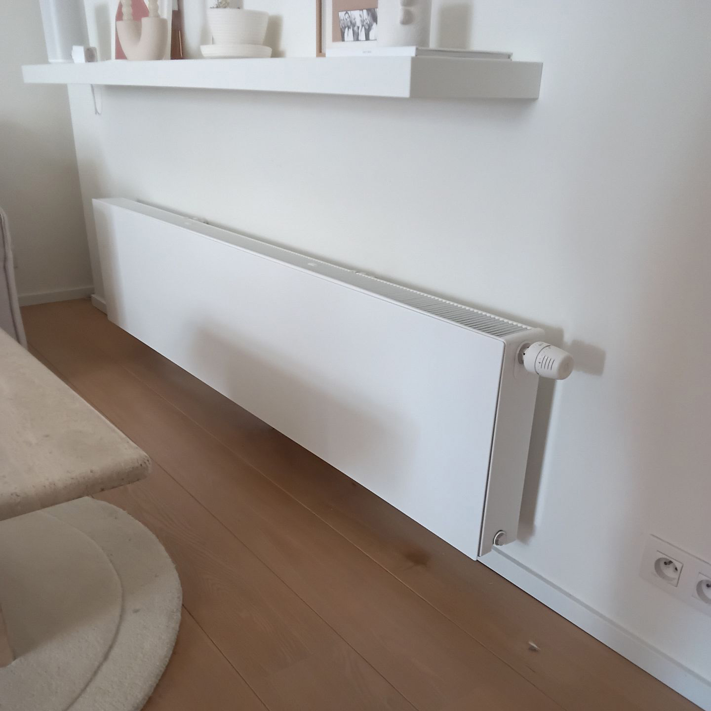 Radiator na de werken