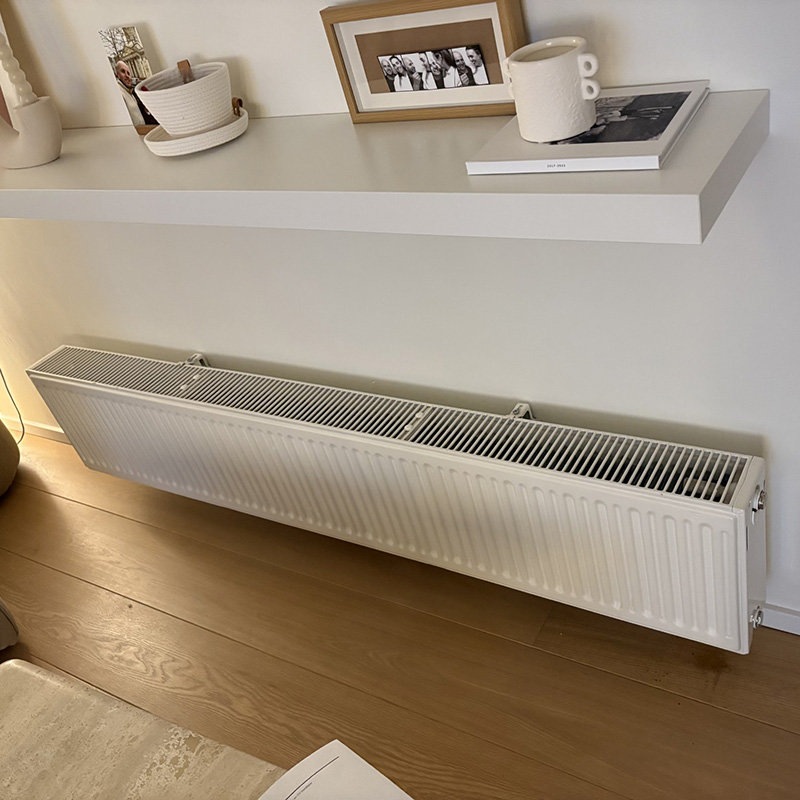 Radiator voor de werken