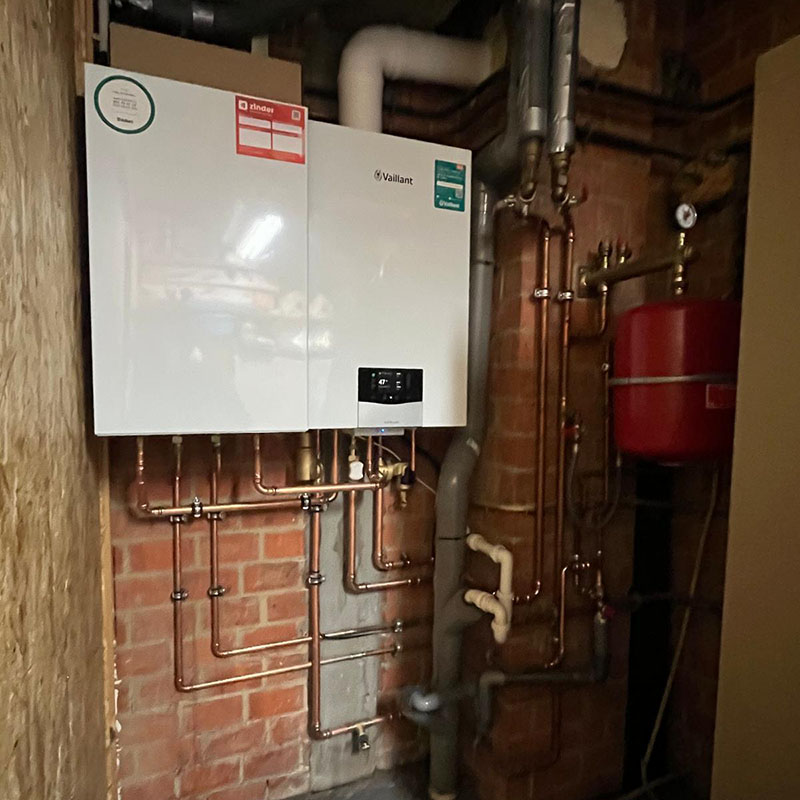 Boiler voor cv-ketel