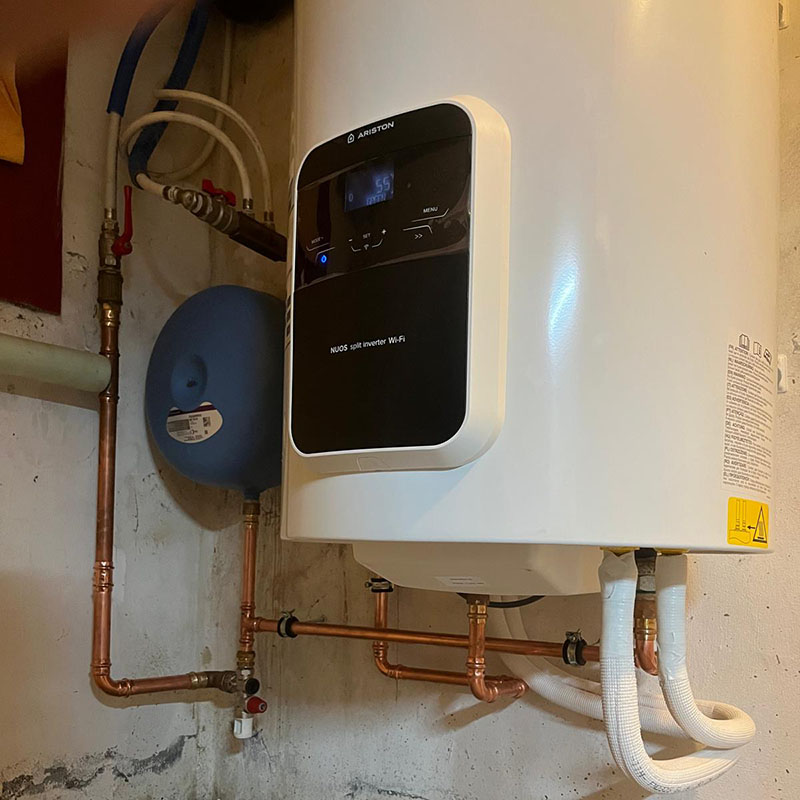 realisatie warmtepompboiler mortsel