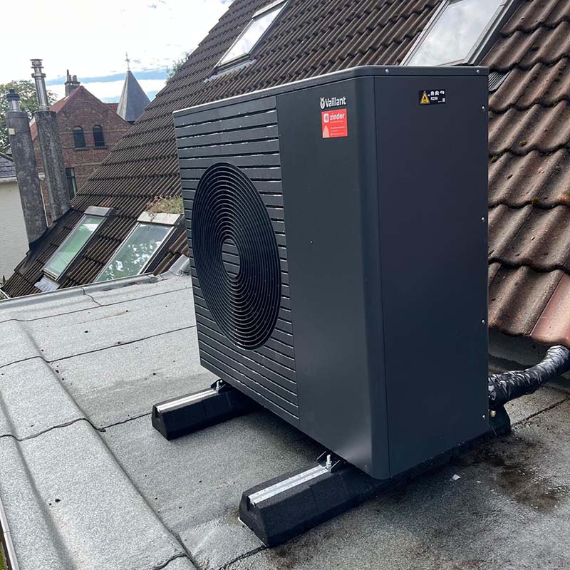 buitenunit warmtepomp mortsel